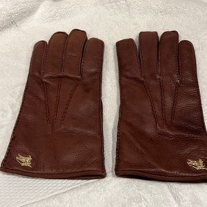 Burberry Mens Leather Gloves
